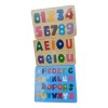 Singex Kit Rompecabezas Números Vocales Abecedario Madera Artesanal