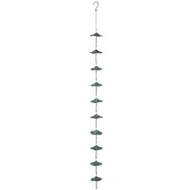 Ganz Large Green Patina Mushroom Rain Chain (144873)