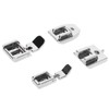 4Pcs Zipper Presser Foot Parallel Grooves Easy Operation Edge Design