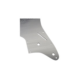 11-Hole HH Humbucker Pickguard for Fender Stratocaster (US/Mexico) - Metal Scratchplate with Modern Cut for 2-Humbucker Electric Guitars (Silver)