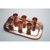 Sertodo Copper Tequilero Shot Cup, Hand Hammered 100% Pure Copper,