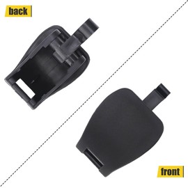 RACBOX Extended Cab Rear Vent Window Latch Compatible with 1999-2007 Silverado Sierra 1500 2500 HD 3500, 2000-2006 Suburban Tahoe Yukon, Replaces 12474945