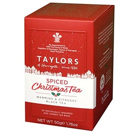 Taylors Spiced Christmas Tea 20 Wrapped and Tagged Teabags - 50g