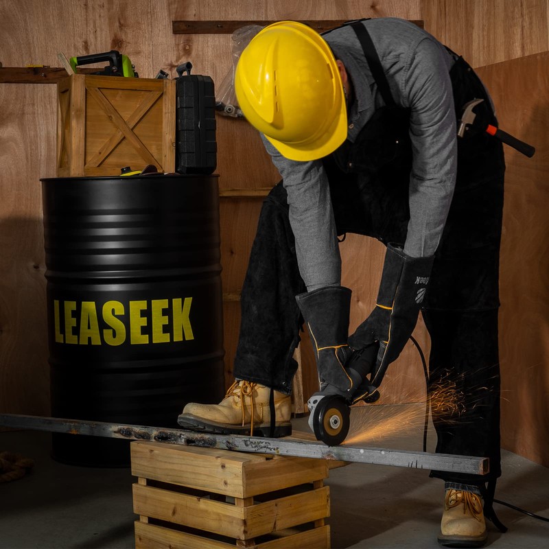 Leather Welding Apron Split Leg for Men and Women,Heavy Duty