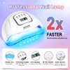 36Pcs Gel Nail Polish Kit with U V Light Crystal