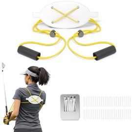 CMOSAF Golf Swing Trainer,Golf Axis Trainer, Adjustable Swing Aid Strap
