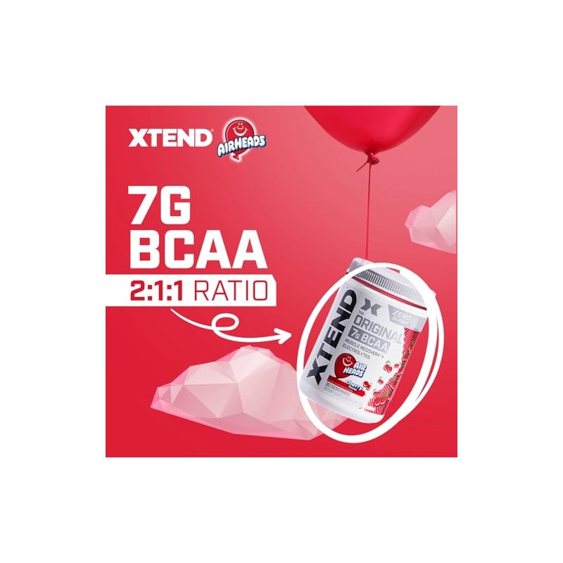 XTEND Original BCAA Powder Airheads Cherry Candy Flavor - 30