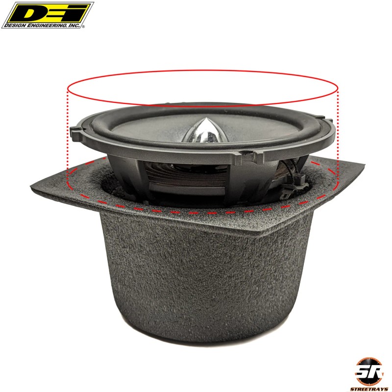 DEI 050331 Boom Mat Speaker Baffles 6.5" Slim - 2