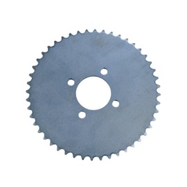 AlveyTech Rear Wheel #40/41/420 Chain 48 Tooth Sprocket for Go-Karts - Replacement Mini Bike Accessories, Durable Metal, Gas Engine Power 4-Wheeler Parts, Pit Mod Dirt Bikes Quad, DIY Mount Install