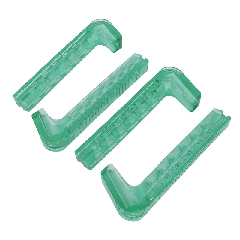 2Pair Ice Skate Guards Hockey Shoe Blade Cover Adjustable Silicone