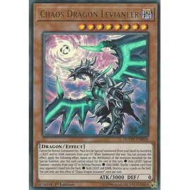 Chaos Dragon Levianeer (alternate art) - DUOV-EN058 - Ultra Rare - 1st Edition