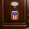 Puerto Rico Fringy Hanging Flag Double Sided Small Mini Puerto