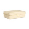 Dukal DawnMist Ivory Plastic Soap Box, Durable & Compact, Pack