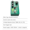 MOSKYAudio Booster/Overdrive Guitar Effect Pedal 4 Mode Switch & Level/Tone/Drive