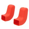 Akozon 1 Pair Bumper Tow Hook Cover Cushion Replacement Tow
