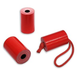 Coopers Bay Mini Duct Tape - Heavy Duty Pocket Size Rolls for Camping, Travel, Medical, Cycling, Vehicle, Etc. - 3-Pack - 2" Wide x 10 Feet per Roll (Red)