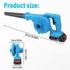 Cordless Leaf Blower Vacuum Handheld Electric Leaf Blower With 2