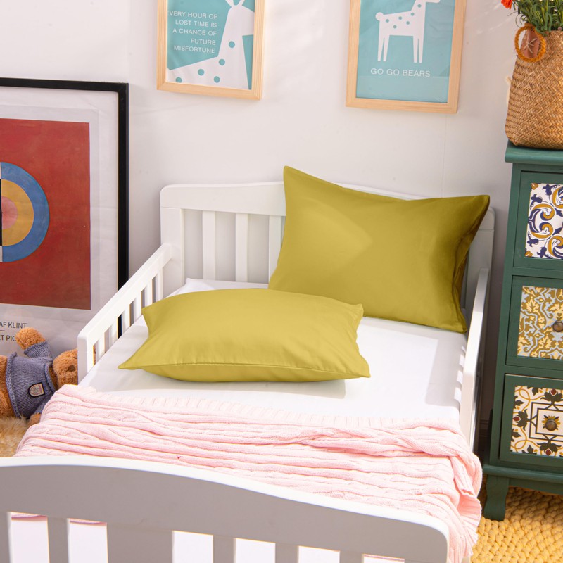 Cotton Toddler Pillowcases, Set of 2 Travel Pillow Cases Cotton