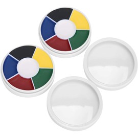 Paleta De Maquillaje De Pintura Facial, 2 Piezas De Pintura Al Óleo Para El Cuerpo, Efecto Especial, Pintura Para Magulladuras, Kit Profesional De Pintura Facial, Herramienta De Maquillaje Al Óleo