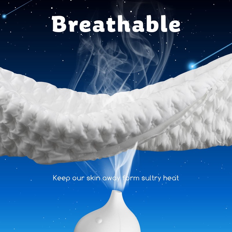 KUCEY KUCEY Cooling Side Sleeper Pillow for Neck and Shoulder