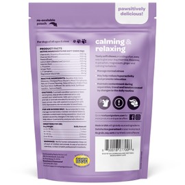 Calming Chews for Dogs | Herbal Dog Calming Chews for Anxiety from Normal and Occasional Stressors Including Separation Storms Grooming & Travel | NASC Certified & Made in The USA | 90 Count
