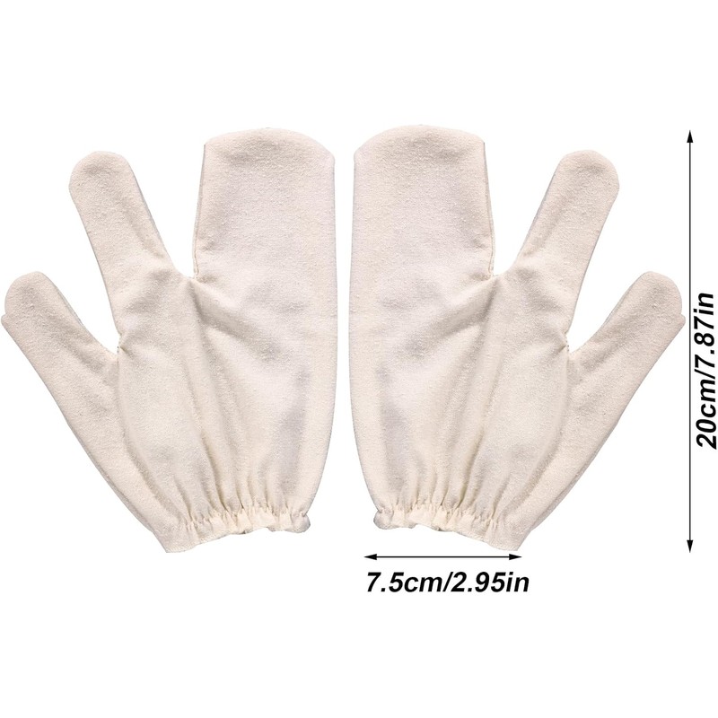 Guantes de masaje de seda cruda Lyreh W01011 – Exfoliación