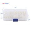 QANYEGN 180pcs White M3 Nylon Hex Screws Nuts, Waterproof Male
