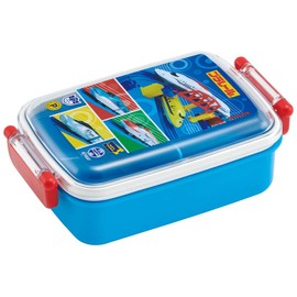 Skater RBF3ANAG-A Children's Ag+ Anti-Bacterial, Fluffy Lunch Box, 15.9 fl oz (450 ml), Plarail, 21, Made in Japan