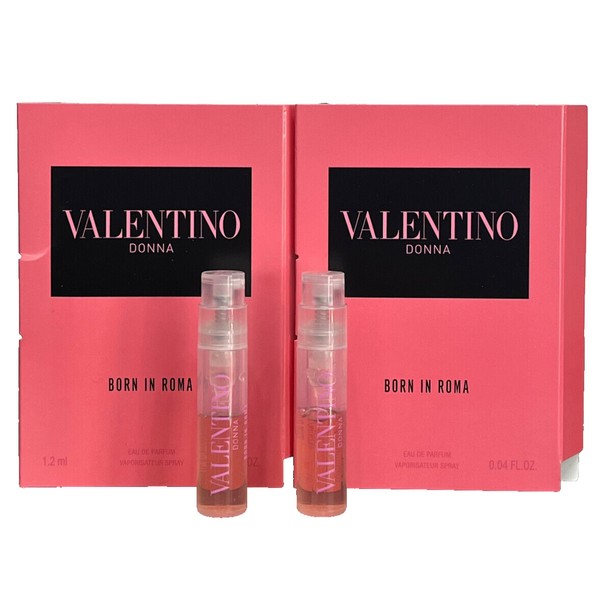 Valentino 2x VALENTINO DONNA BORN IN ROMA 0.04oz / 1.2ml