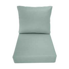 DBM IMPORTS AD002 Knife Edge Small 23x24x6 Deep Seat Back Cushion Slip Cover Set