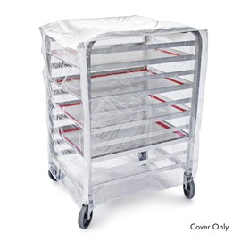New Star Foodservice 36534 Commercial-Grade Sheet Pan/Bun Pan Rack Cover, Plastic, 10-Tier, 28" L x 23" W x 33" H, Clear