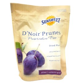 Sunsweet D'Noir Prunes Pitted, 8 Ounce