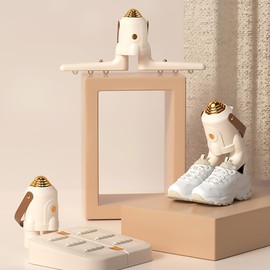 3 in 1 Boot Dryer, Shoe Dryer, Cloth Dryer with Heat Blower, Feet Massage And Keep Warm, Folding Rack Design & Quick Drying for Shoes, Ultra Silent, 170W