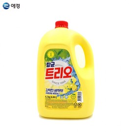 Aekyung Antibacterial Trio Dish Soap 4.2kg Bottle 1ea