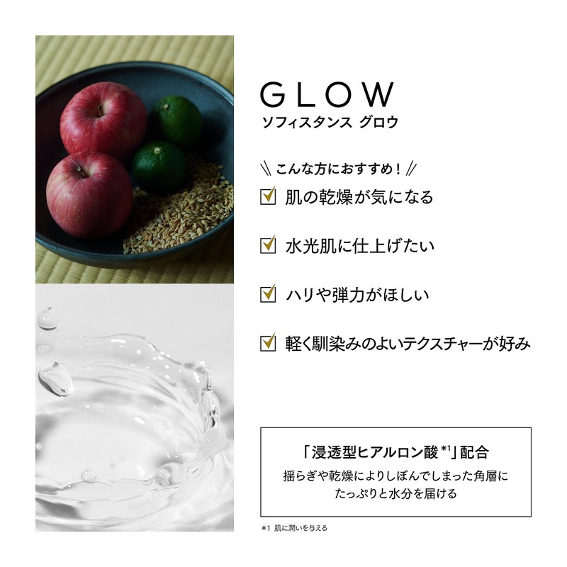 Sofistance Glow Milky Lotion, 2.8 oz (80 g), Additive-free, Sensitive