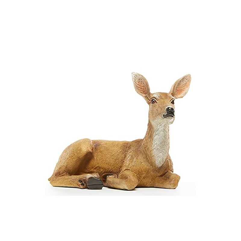 JHVYF Adorable Deer Statue Decor for Garden Yard Buck &