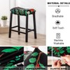Bifaunvogel Bar Stool Cover Rectangle Set of 4 Printed Stretch