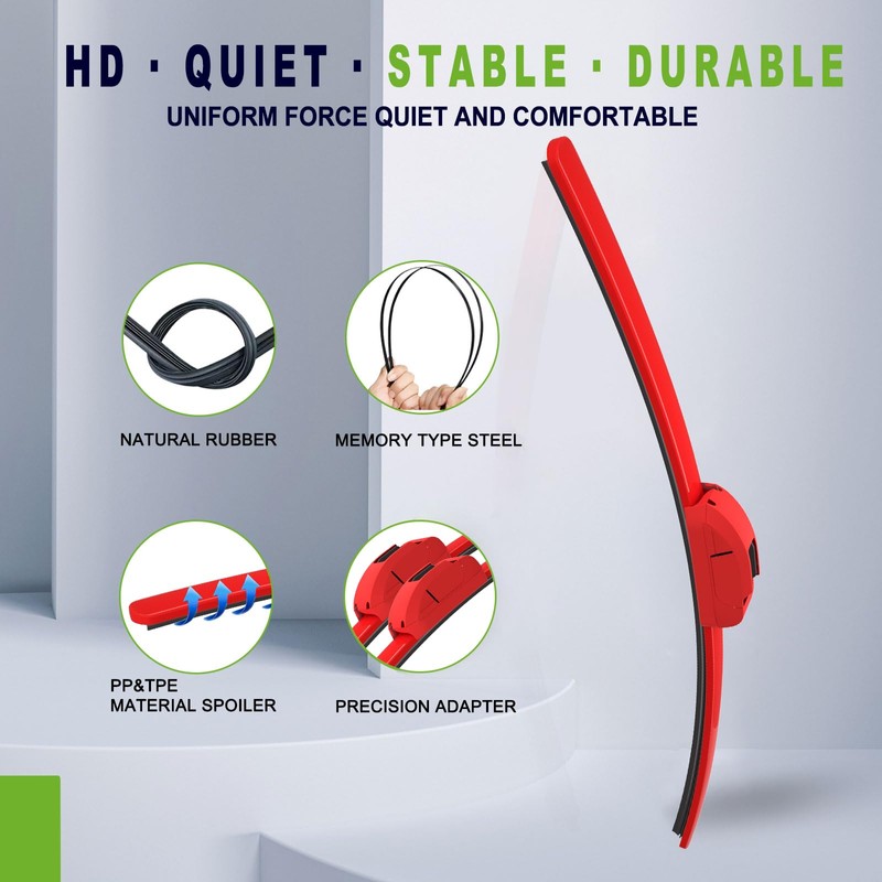 OEM QUALITY 24" + 19" PARRATI Premium All-Season Bright Red