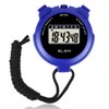 Digital Sports Stopwatch Handheld Shockproof Waterproof Stopwatch with LCD Display