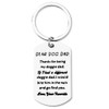 Father's Day Gifts from Dog Child Dear Dog Dad Keychain