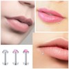 Briana Williams 12pcs Lip Bar Ring 16G 6mm Labret Stainless