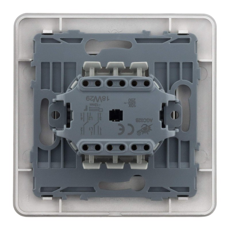 10A White Toggle Switch