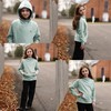 Rolanko Girls Hoodies Fleece Sweatshirts Long Sleeve Cozy lightweight Pullover