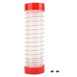 Electric Hammer Driller Dust Cover, Spring Telescopic Transparent Dust Collector Drill Bit Dust Collector Avoid Drop for Home Decoration - FCM200(Red)