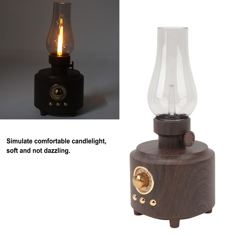 Vintage Light Bluetooth Speaker Rechargeable Lantern Audio Speaker for Outdoor