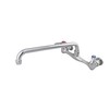 AA Faucet 8" Wall Mount Commercial Compartment Sink Faucet with