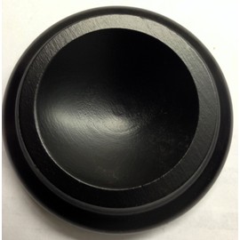 Grand Piano Hardwood Wheel Coasters Caster Cups 3 Black Satin
