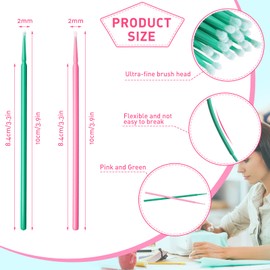Cindeer 200 Pieces Sewing Machine Cleaning Brushes Disposable Clean Swabs Pointed Tips Cleaning Swabs Sewing Machine Tool Multi Purpose Cleaning Swab Sticks