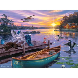 Buffalo Games - Darrell Bush - Preferred Seating - 1000 Piece Jigsaw Puzzle for Adults -Challenging Puzzle Perfect for Game Nights - Finished Size is 26.75 x 19.75