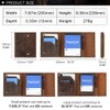 Hiram Leather Notebook Sleeve Case Multifunctional Leather Storage Bag for